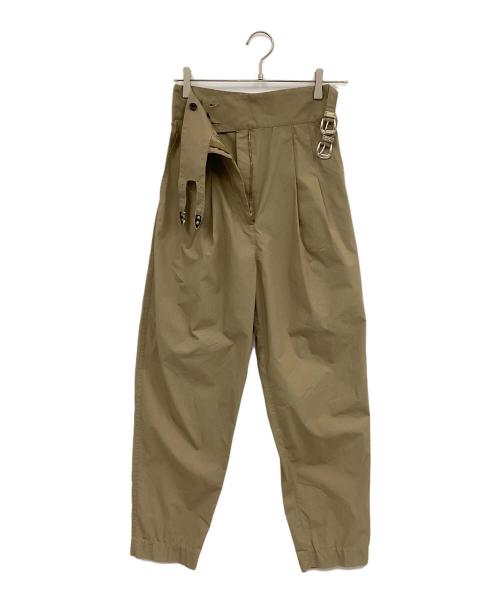 TOGA PULLA（トーガ プルラ）TOGA PULLA (トーガ プルラ) COTTON TAFFETA TAPERED PANTS ベージュ サイズ:34の古着・服飾アイテム