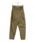TOGA PULLA（トーガ プルラ）の古着「COTTON TAFFETA TAPERED PANTS」｜ベージュ