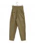 TOGA PULLA (トーガ プルラ) COTTON TAFFETA TAPERED PANTS ベージュ サイズ:34：7000円