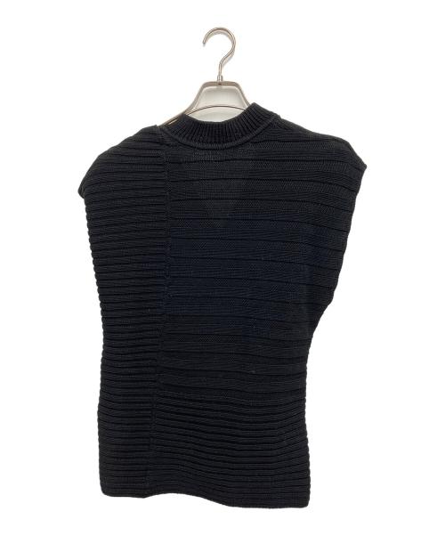 MARNI（マルニ）MARNI (マルニ) バッククロスノースリーブニット ブラック サイズ:40の古着・服飾アイテム