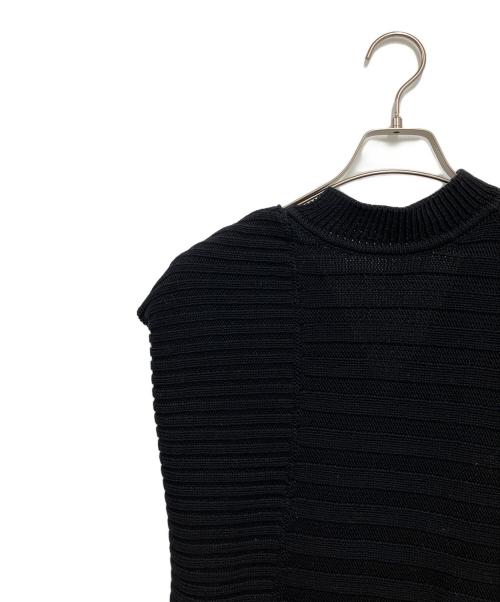 MARNI（マルニ）MARNI (マルニ) バッククロスノースリーブニット ブラック サイズ:40の古着・服飾アイテム
