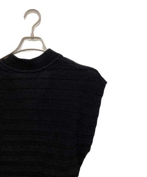 MARNI（マルニ）MARNI (マルニ) バッククロスノースリーブニット ブラック サイズ:40の古着・服飾アイテム