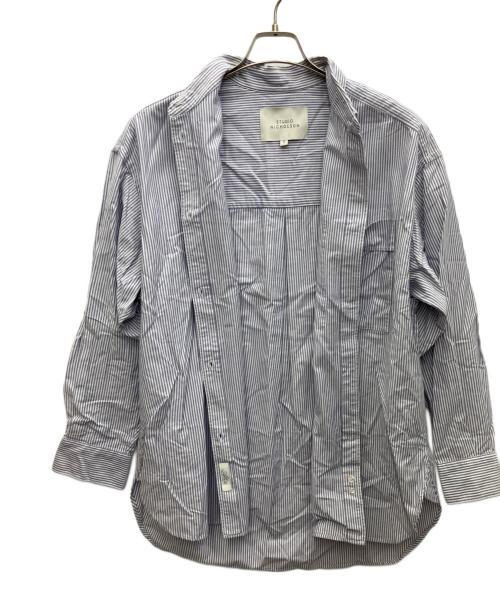 STUDIO NICHOLSON（スタジオ ニコルソン）STUDIO NICHOLSON (スタジオ ニコルソン) ストライプシャツ サイズ:SIZE0の古着・服飾アイテム