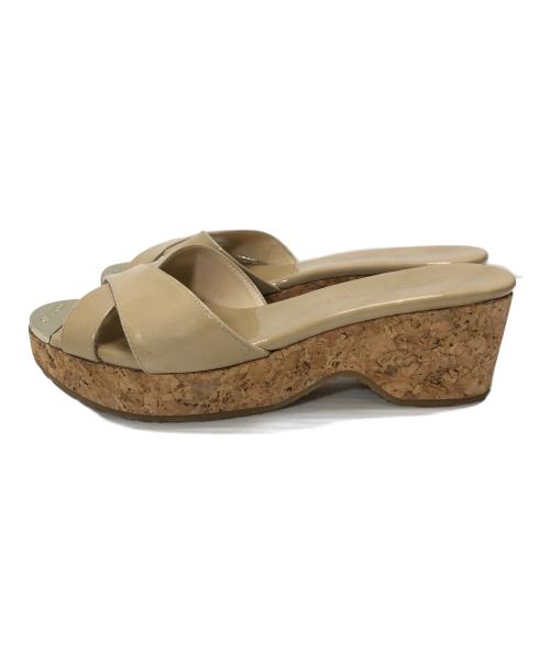 JIMMY CHOO（ジミーチュウ）JIMMY CHOO (ジミーチュウ) サンダル ベージュ サイズ:34 1/2の古着・服飾アイテム
