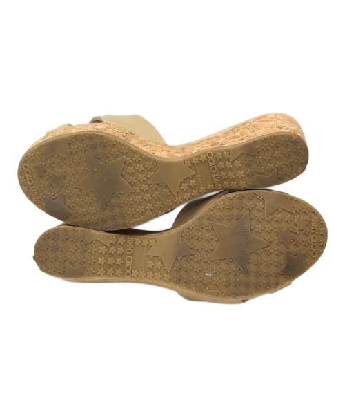 JIMMY CHOO（ジミーチュウ）JIMMY CHOO (ジミーチュウ) サンダル ベージュ サイズ:34 1/2の古着・服飾アイテム