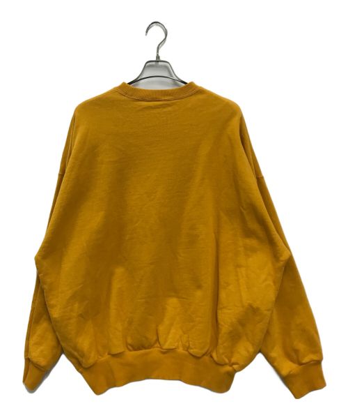 KEBOZ（ケボズ）KEBOZ (ケボズ) クルーネックスウェット マスタード サイズ:XLの古着・服飾アイテム