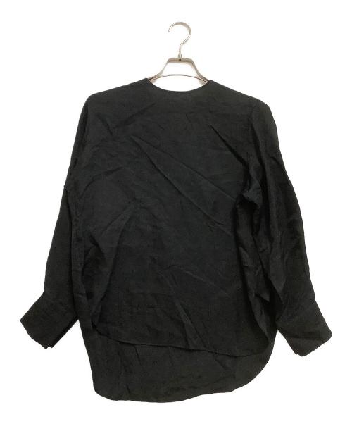 ASTRAET（アストラット）ASTRAET (アストラット) フリルカラー2WAYブラウス ブラック サイズ:表記なしの古着・服飾アイテム