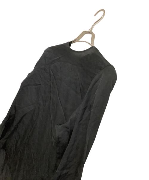 ASTRAET（アストラット）ASTRAET (アストラット) フリルカラー2WAYブラウス ブラック サイズ:表記なしの古着・服飾アイテム