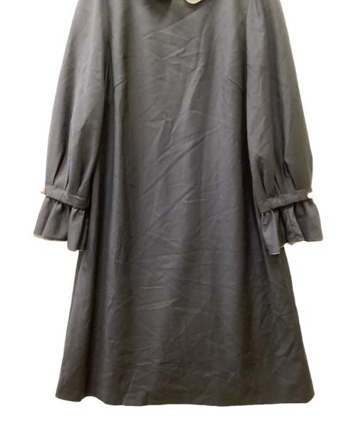 BLUE LABEL CRESTBRIDGE（ブルーレーベルクレストブリッジ）BLUE LABEL CRESTBRIDGE (ブルーレーベルクレストブリッジ) クリアツイルサックドレス ネイビー サイズ:36の古着・服飾アイテム