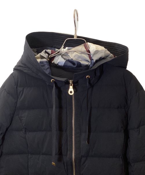 BLUE LABEL CRESTBRIDGE（ブルーレーベルクレストブリッジ）BLUE LABEL CRESTBRIDGE (ブルーレーベルクレストブリッジ) ストレッチフィットミディダウン ブラック サイズ:36の古着・服飾アイテム