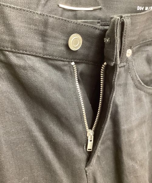 Saint Laurent Paris（サンローランパリ）Saint Laurent Paris (サンローランパリ) ジップデザインスキニーデニム ブラック サイズ:33の古着・服飾アイテム