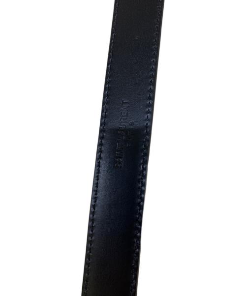 Saint Laurent Paris（サンローランパリ）Saint Laurent Paris (サンローランパリ) クロコ型押しナローベルトの古着・服飾アイテム