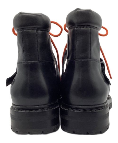 HERMES（エルメス）HERMES (エルメス) レザーマウンテンブーツ ブラック サイズ:SIZE 41 1/2の古着・服飾アイテム