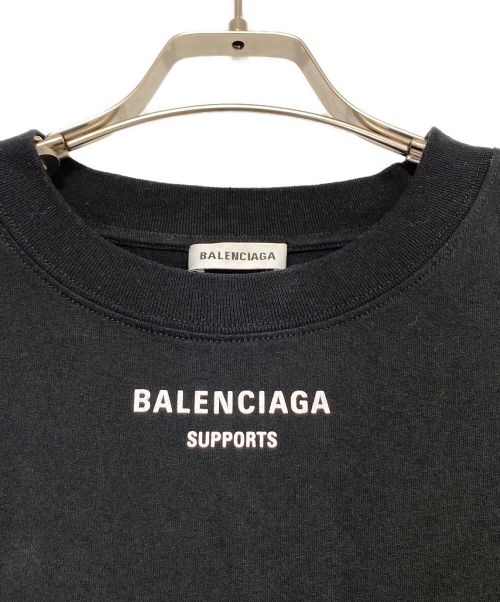 BALENCIAGA（バレンシアガ）BALENCIAGA (バレンシアガ) WFPプリントTシャツ ブラック サイズ:XLの古着・服飾アイテム