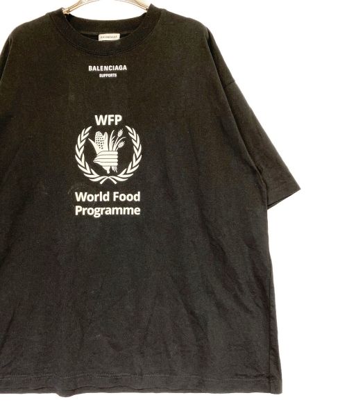 BALENCIAGA（バレンシアガ）BALENCIAGA (バレンシアガ) WFPプリントTシャツ ブラック サイズ:XLの古着・服飾アイテム
