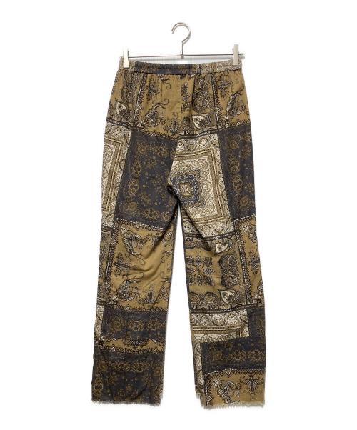 manipuri（マニプリ）manipuri (マニプリ) 総柄パンツ ブラウン サイズ:Freeの古着・服飾アイテム