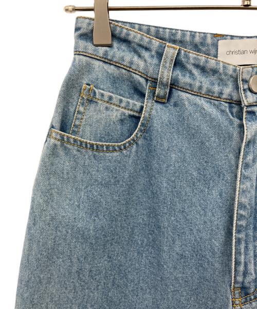 christian wijnants（クリスチャン ワイナンツ）christian wijnants (クリスチャン ワイナンツ) コクーンデニムパンツ インディゴ サイズ:34の古着・服飾アイテム