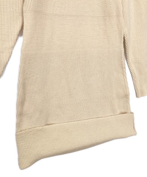 FUMIKA UCHIDA（フミカウチダ）FUMIKA UCHIDA (フミカウチダ) Shrunken Wool U Neck Under Shirt ベージュ サイズ:34の古着・服飾アイテム