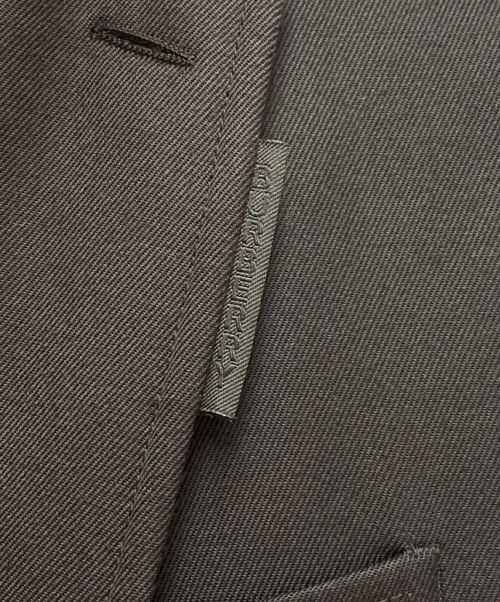 BURBERRY（バーバリー）BURBERRY (バーバリー) レイヤードテーラードジャケット ブラック×レッド サイズ:44の古着・服飾アイテム