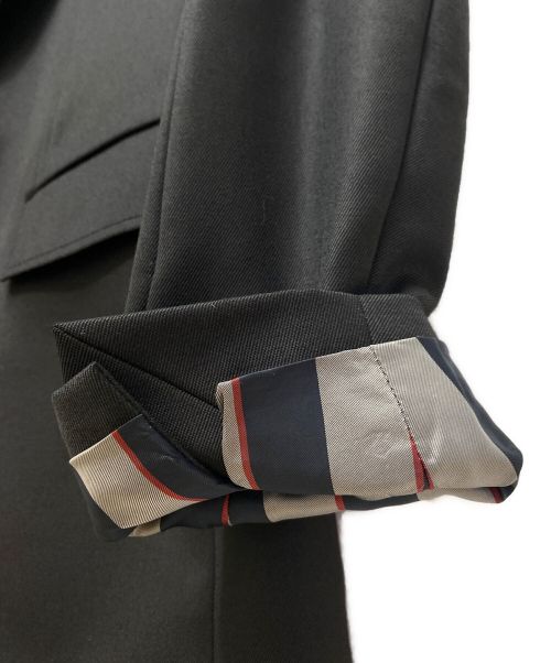BURBERRY（バーバリー）BURBERRY (バーバリー) レイヤードテーラードジャケット ブラック×レッド サイズ:44の古着・服飾アイテム