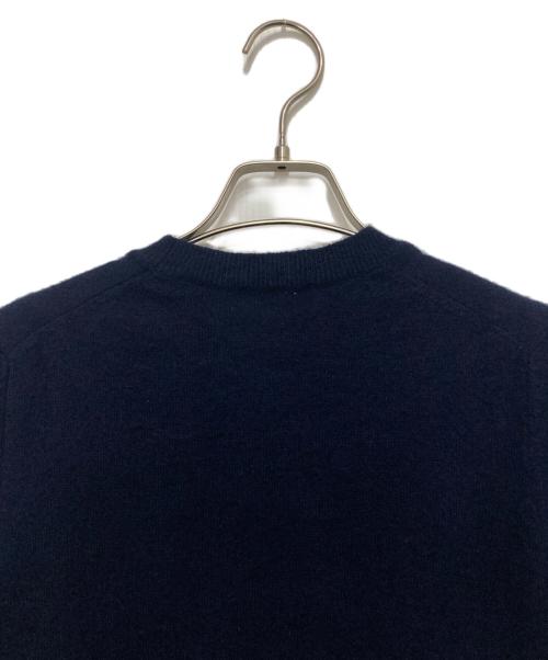 ROBE DE CHAMBRE COMME DES GARCONS（ローブドシャンブル コムデギャルソン）ROBE DE CHAMBRE COMME DES GARCONS (ローブドシャンブル コムデギャルソン) カシミヤニット ネイビー サイズ:不明の古着・服飾アイテム