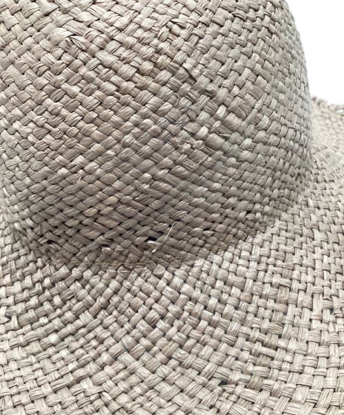 La Maison de Lyllis（ラメゾンドリリス）La Maison de Lyllis (ラメゾンドリリス) FOLD ラフィアハット ベージュ サイズ:Freeの古着・服飾アイテム