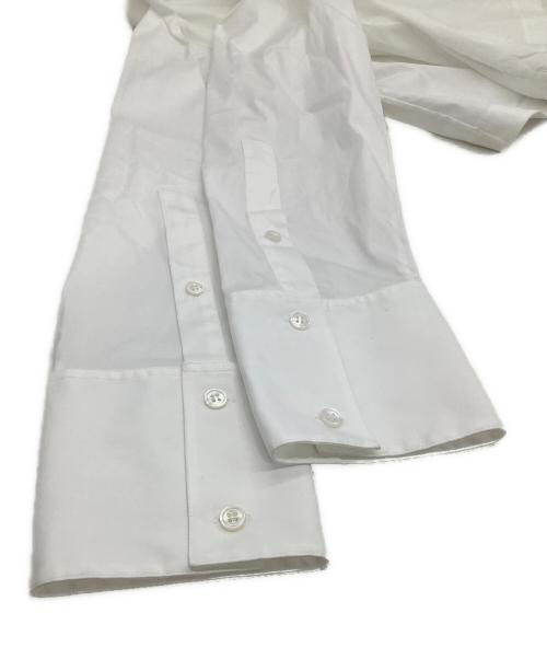 theory（セオリー）theory (セオリー) ボートネックブラウス Cotton Shirting Boat NK VOL SH ホワイト サイズ:S 未使用品の古着・服飾アイテム