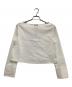 theory（セオリー）の古着「ボートネックブラウス Cotton Shirting Boat NK VOL SH」｜ホワイト