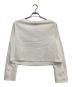 theory (セオリー) ボートネックブラウス Cotton Shirting Boat NK VOL SH ホワイト サイズ:S 未使用品：7000円