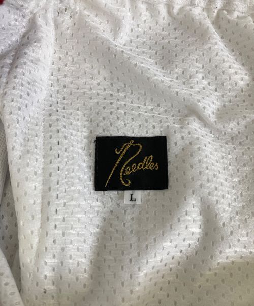 Needles（ニードルズ）Needles (ニードルズ) トラックショーツ ホワイト サイズ:Lの古着・服飾アイテム