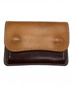 WILDSWANSワイルドスワンズ）の古着「バイカラーコインケース」｜ブラウン