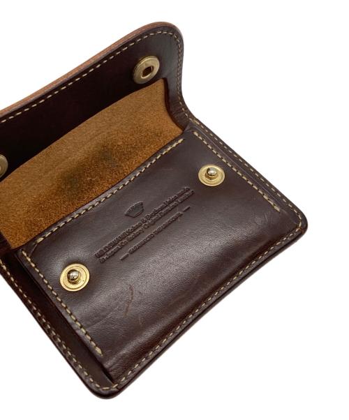 WILDSWANS（ワイルドスワンズ）WILDSWANS (ワイルドスワンズ) バイカラーコインケース ブラウンの古着・服飾アイテム