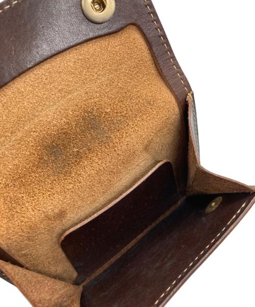 WILDSWANS（ワイルドスワンズ）WILDSWANS (ワイルドスワンズ) バイカラーコインケース ブラウンの古着・服飾アイテム