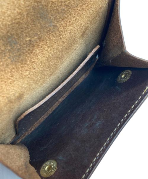 WILDSWANS（ワイルドスワンズ）WILDSWANS (ワイルドスワンズ) バイカラーコインケース ブラウンの古着・服飾アイテム