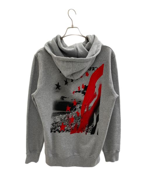 1017 ALYX 9SM（テンセブンティーン アリクス ナインエスエム）1017 ALYX 9SM (テンセブンティーン アリクス ナインエスエム) グラフィックフーディ グレー サイズ:L 未使用品の古着・服飾アイテム