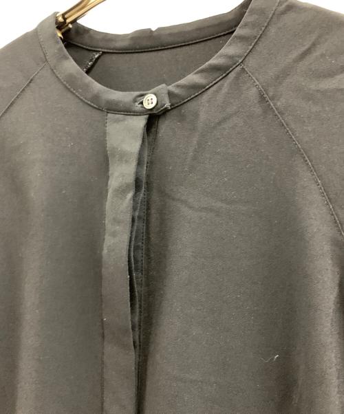 Audrey and John Wad（オードリーアンドジョンワッド）Audrey and John Wad (オードリーアンドジョンワッド) AUDREY AND JOHN WAD リブ付ラグランスリーブロングワンピース ブラック サイズ:FREEの古着・服飾アイテム