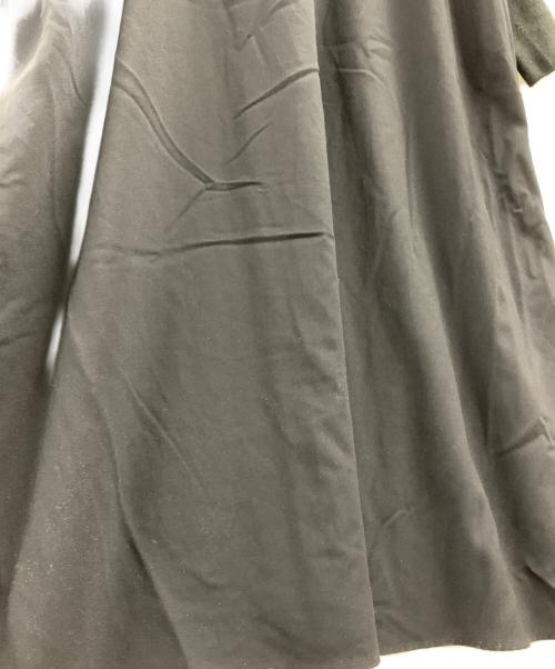 Audrey and John Wad（オードリーアンドジョンワッド）Audrey and John Wad (オードリーアンドジョンワッド) AUDREY AND JOHN WAD リブ付ラグランスリーブロングワンピース ブラック サイズ:FREEの古着・服飾アイテム