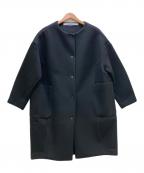 COGTHEBIGSMOKEコグザビッグスモーク）の古着「ラウンドネックコート」｜ブラック