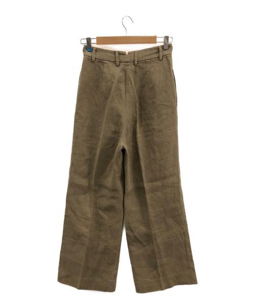 MUSE de Deuxieme Classe（ミューズ ドゥーズィエム クラス）MUSE de Deuxieme Classe (ミューズ ドゥーズィエム クラス) ROILINO タックパンツ ベージュ サイズ:36の古着・服飾アイテム