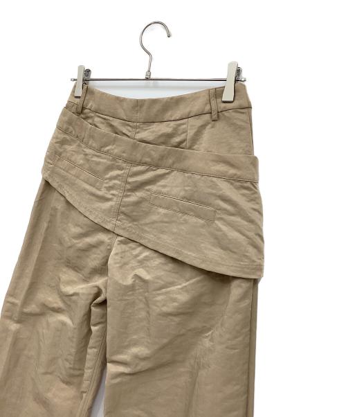 atmos pink（アトモスピンク）atmos pink (アトモスピンク) ダブルウエストパンツ ベージュ サイズ:S 未使用品の古着・服飾アイテム