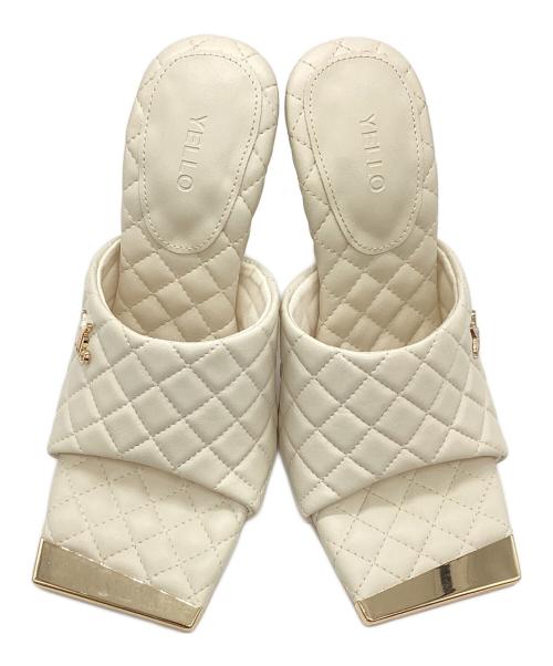 YELLO（イエロ）YELLO (イエロー) GABRIELLE SANDALS アイボリー サイズ:Sの古着・服飾アイテム