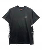 stussy×NEXUSVIIステューシー×ネクサスセブン）の古着「プリントTシャツ」｜ブラック