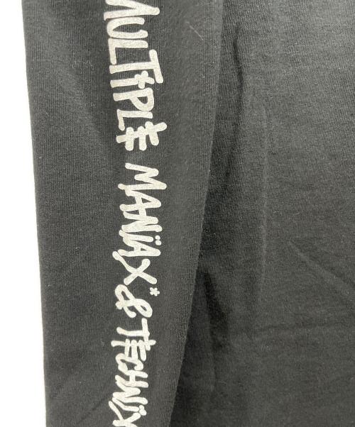 stussy（ステューシー）stussy (ステューシー) NEXUSVII (ネクサスセブン) プリントTシャツ ブラック サイズ:Mの古着・服飾アイテム