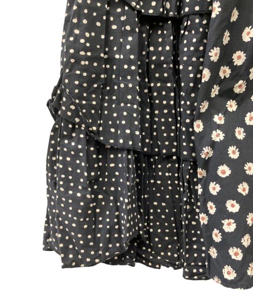 freada（フリーダ）freada (フリーダ) インドアシメティアードワンピース ネイビー サイズ:Fの古着・服飾アイテム