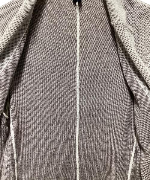 LARDINI（ラルディーニ）LARDINI (ラルディーニ) コットンミラノリブソリッド2Bニットジャケット ブラウン サイズ:Mの古着・服飾アイテム