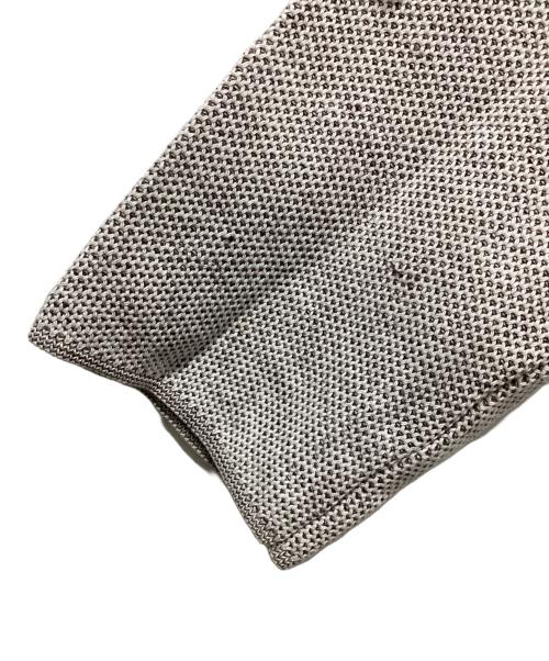 LARDINI（ラルディーニ）LARDINI (ラルディーニ) コットンミラノリブソリッド2Bニットジャケット ブラウン サイズ:Mの古着・服飾アイテム