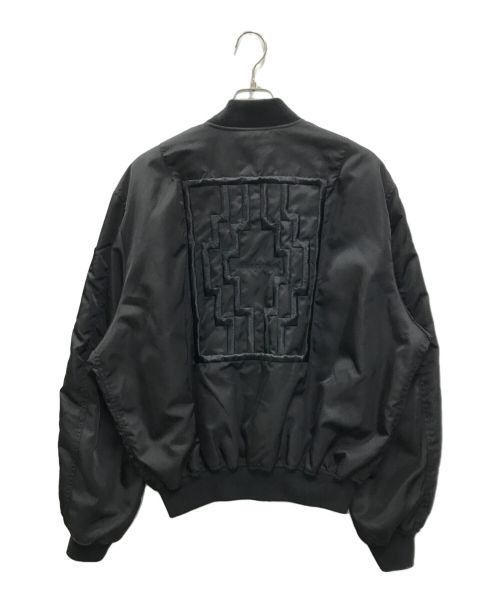 MARCELO BURLON（マルセロバーロン）MARCELO BURLON (マルセロバーロン) Rural Cross Bomber Jacket(ルーラル クロス ボンバー ジャケット) ブラック サイズ:Sの古着・服飾アイテム