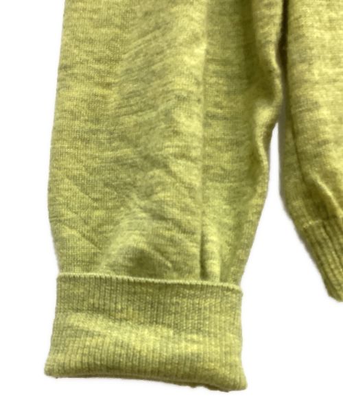 LOUIS VUITTON（ルイ ヴィトン）LOUIS VUITTON (ルイ ヴィトン) カシミヤVネックニット イエロー サイズ:Mの古着・服飾アイテム