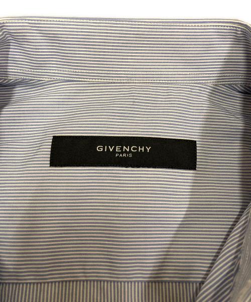 GIVENCHY（ジバンシィ）GIVENCHY (ジバンシィ) ストライプシャツ ブルー×ホワイト サイズ:SIZE 15 3/4-40の古着・服飾アイテム