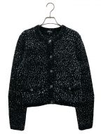 CHANELシャネル）の古着「Cashmere and silk knit cardigan」｜ブラック